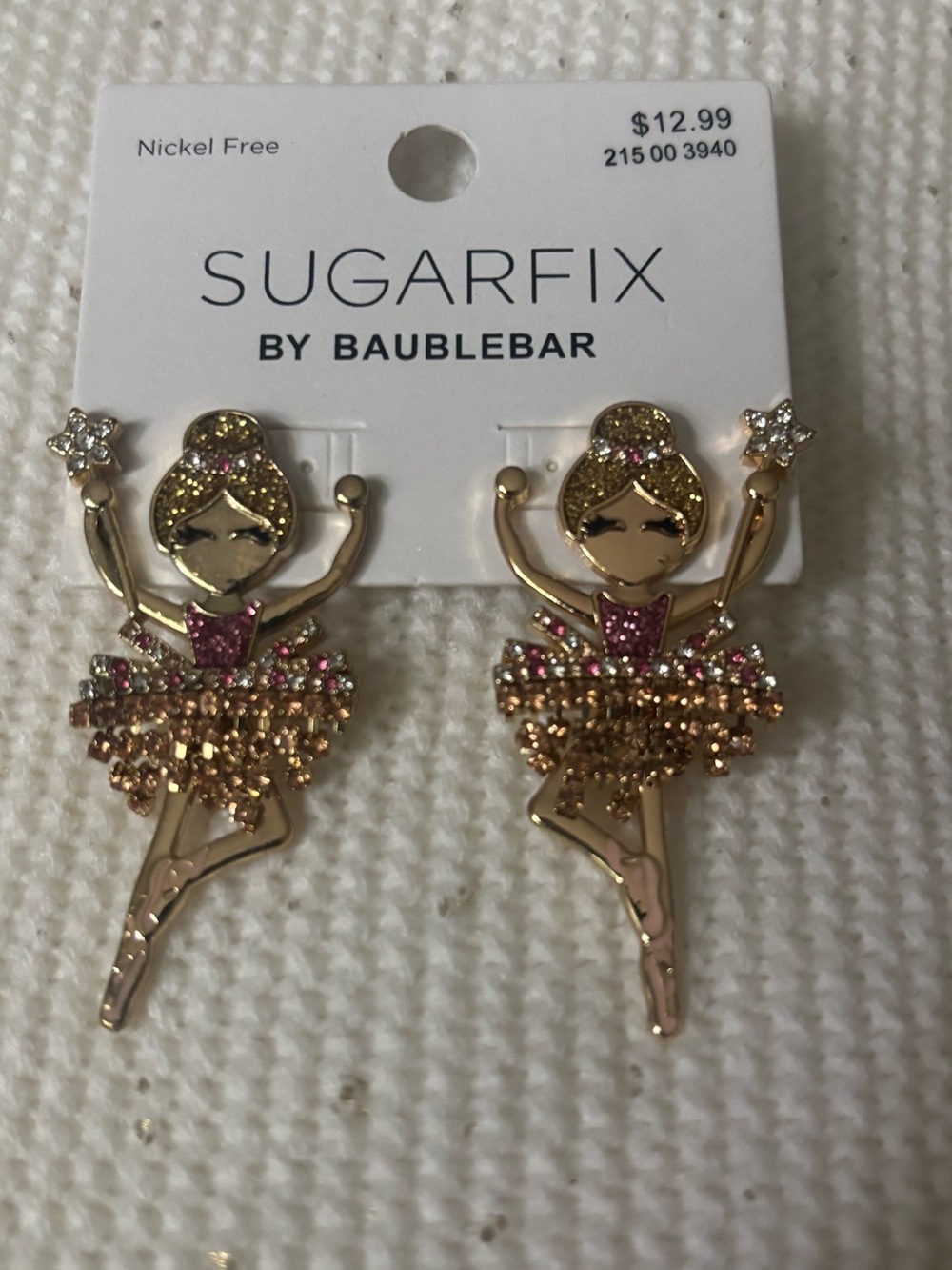 Sugarfix by Baublebar ballerina earrings